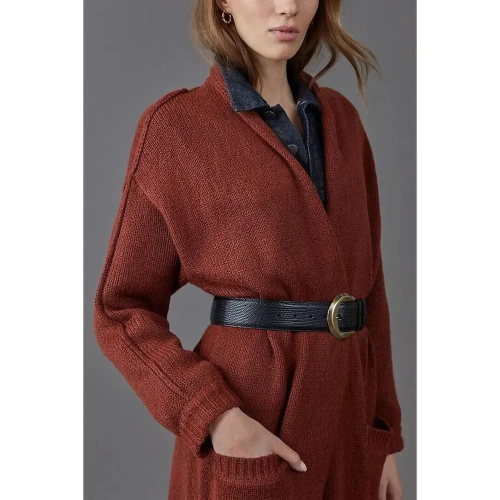 Anthropologie Leo & Viola Isla Marled Cardigan Size 2X. B24 - Picture 3 of 12